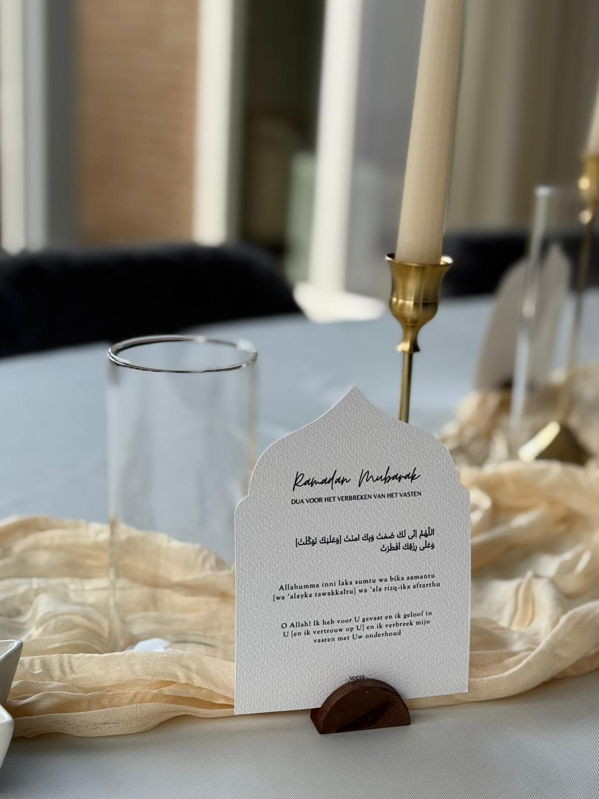 Ramadan tafelkaarten