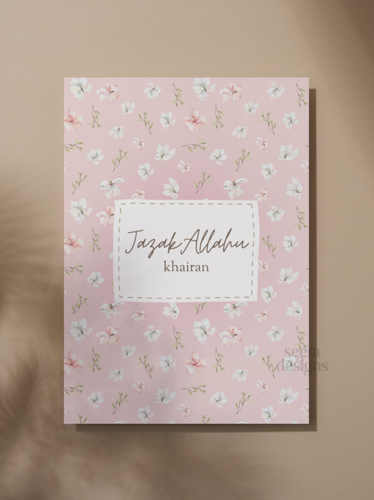 Wenskaart – JazakAllahu Khairan (Bedankt)