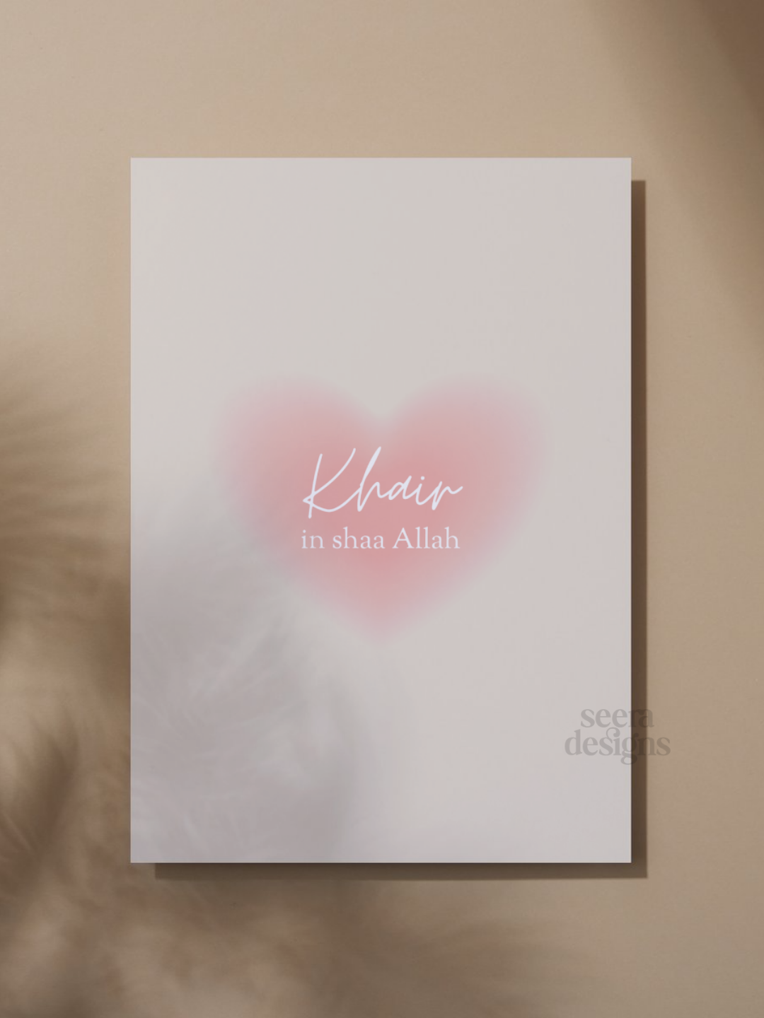 Wenskaart – Khair in shaa Allah