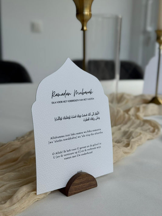 Ramadan tafelkaarten